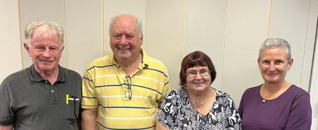 Martin Johnson, Michael, Sylvia Foster and Marcelle Goslin